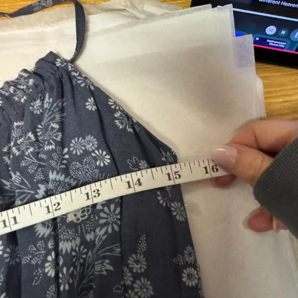 Madewell Archival Floral Tie-Back Button-Front Midi Dress Size 0 NWT - Picture 12 of 15